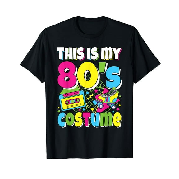 This Is My 80's Costume 80s Theme Outfit Eighties 1980s T-Shirt