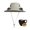 Gray, variant on HBBKVI Solar Powered Fan Hat, Solar Fan Hats for Men, Wide Brim Fishing Hat, Breathable Sun Hat