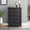 31.5×15.75×44.29-Black-5, variant on HIUU Beige Dresser with 5 Drawers for Bedroom,Living Room,Modern Farmhouse Dresser,Chest of Drawers Bedroom Organizer with Walnut Tabletop