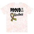 thumbnail image 3 of Inktastic Proud of My Brother Autism Awareness Puzzle Piece Ribbon T-Shirt, 3 of 5