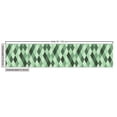 thumbnail image 2 of Ambesonne Geometric Rhombus Fabric by the Yard Upholstery, Green Hues Argyle, 1 Yard, Pale Green Dark Green, 2 of 4