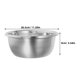 thumbnail image 2 of unbranded Bol Metálico Redondo Para Cocina Acero Inoxidable Resistente Para Variedad De, 2 of 8