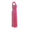 thumbnail image 3 of Ropa Playa Ocean Pacific para Mujer Maxivestido Cuello V Manga Olanes Flores Rojo Talla CH, 3 of 4