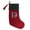 D, variant on Christmas Stocking Red & Green Velvet With Tassel, Rhinestone Monogram (L)