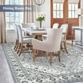 thumbnail image 6 of Findosom 3'x5' Soft Cozy Fluffy Rugs Non Slip Washable Modern Geometric Area Rug High Low Pile Stain Resistant Contemporary Carpet for Living Room Bedroom Dining Room, 6 of 7