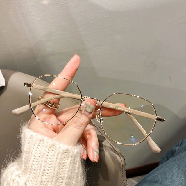 Adecuado para cara pequeña, montura de gafas para miopía multilateral, montura pequeña femenina, adecuada para múltiples escenarios, montura de gafas antiradiación de rayos azules