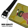 thumbnail image 3 of Minga Gumby's Little Sister Clay Art Rectangle Leather Luggage Card Suitcase Carry-On ID Tag, 3 of 8