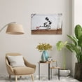 thumbnail image 6 of Banksy Girl Heart Canvas Wall Art,Banksy Girl Canvas Print Art, Banksy Wall Art, Extra Large Wall Art, Modern Wall Decor, Housewarming Gifts(40" W x 30" H，Framed), 6 of 10