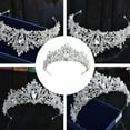 thumbnail image 4 of Delicate Hair Crown Crystal Tiara Crown Wedding Hair Accessories for Party, 4 of 6