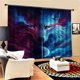 thumbnail image 3 of de 2 Paneles con Aislamiento Térmico Opacas 3D con Estampado 140x100cm Gloria Panel de cortina opaco, 3 of 9