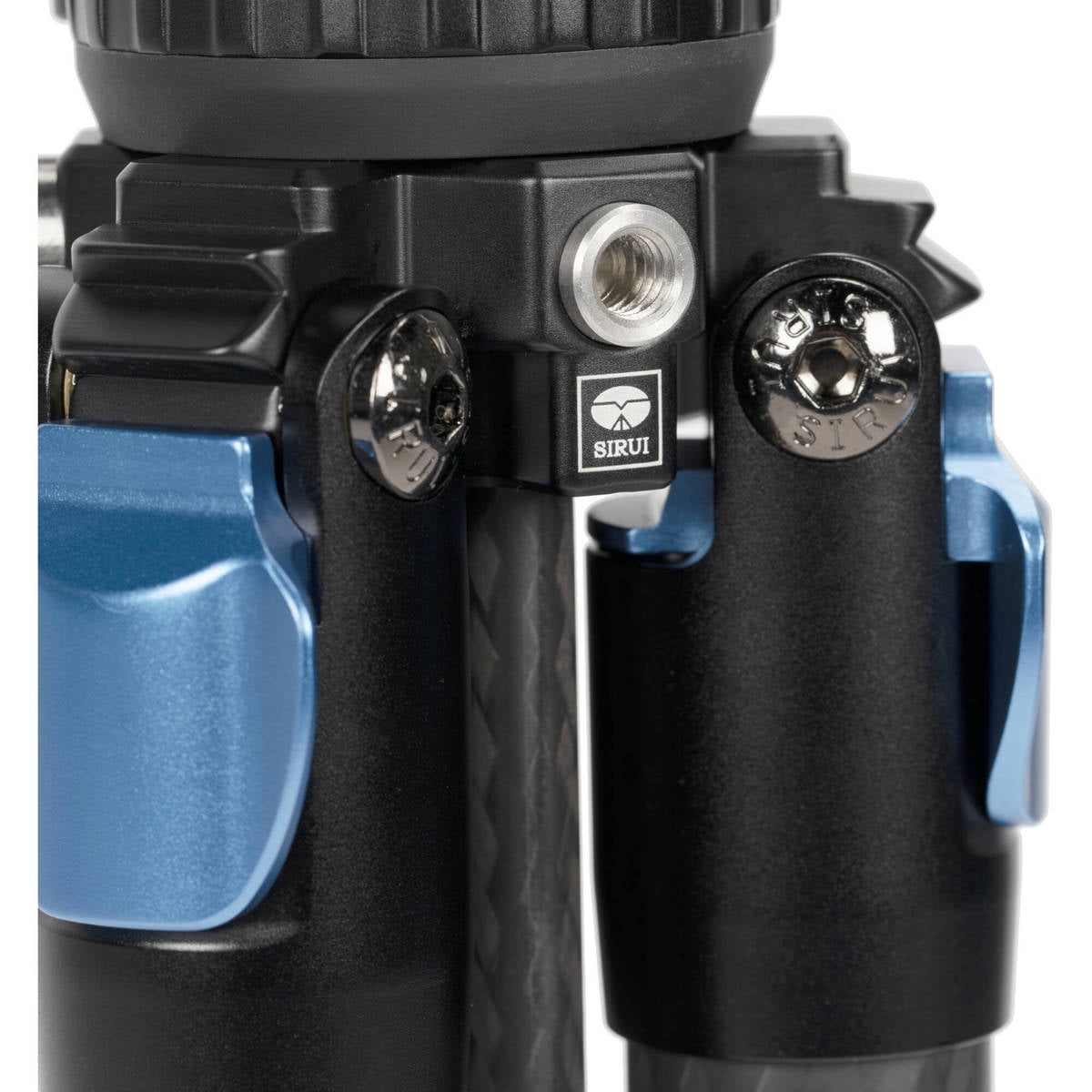 SIRUI ST-124 Carbon Fiber Tripod with Triangular Centre Column, Waterproof, Travel Tripod for Cameras, 4 Sections, 62.2inch, Load 26lbs