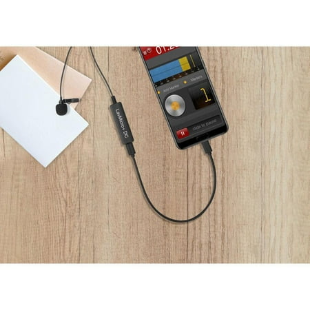 Saramonic - LavMicro+ DC Digital Lavalier Microphone with Lightning, USB-C & USB-A output