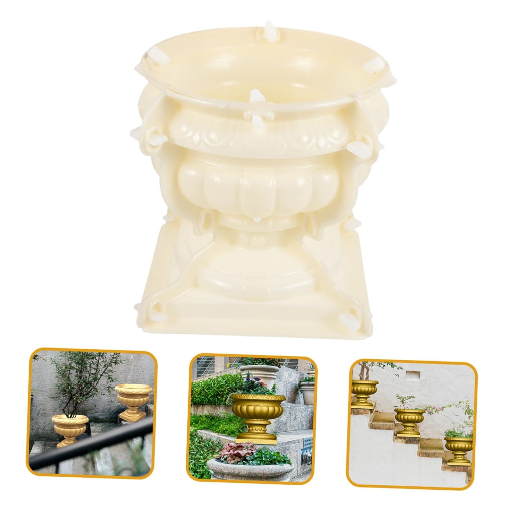 ZPAQI European Flower Pot Molds Plastic Resin Mold Home Decorations Bonsai Planter