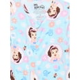 thumbnail image 2 of Ms. Rachel Toddler Girls' Print One-Piece Sleeper, Sizes 12M-5T, 2 of 3