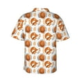 thumbnail image 3 of Picia Cute Squirrel Gentle Cotton Regular Fit Short Sleeve Casual Hawaiian Shirt for Men-X-Large, 3 of 9