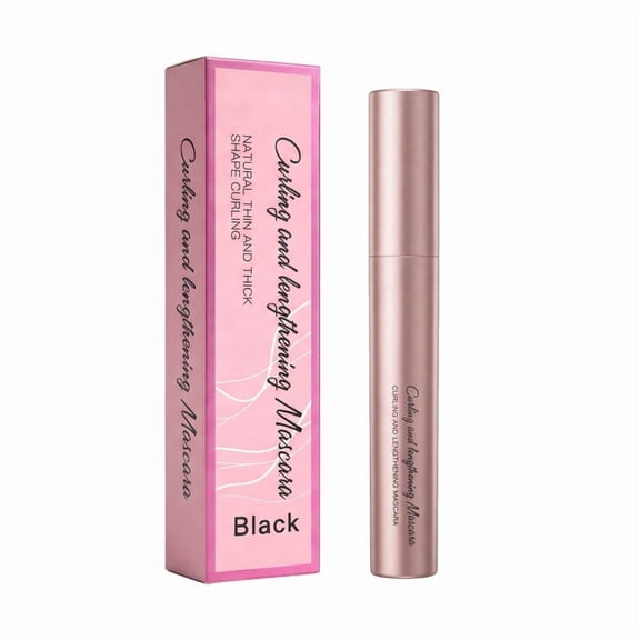 Kokovifyves 12HR Long-Lasting Waterproof Mascara, Curling Lengthening Clump-Free Design for Natural Full Lashes