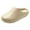 Khaki, variant on Rokment Womens Mens Arch Support EVA Garden Shoes Lightweight Waterproof Slip-On Comfortable Outdoor Beach Mules Sandals Closed Toe Nursing Clogs Slippers Black Size 10
