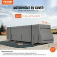 thumbnail image 3 of STAWAY Class A RV Cover 40-43 ft Waterproof, Windproof, Breathable Non-Woven Fabric with Zippered Access & Complete Accessories - Ultimate Protection for Your Motorhome, 3 of 9