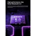 thumbnail image 5 of FM Transmitter Adapter for Car, RGB Ambient Light Bluetooth 5.0 Wireless Car MP3 Player Handsfree Car Kit with Dual 3.1A USB Type C Charger, 5 of 5
