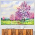 thumbnail image 1 of Paysage Printanier Violet, 1 of 1