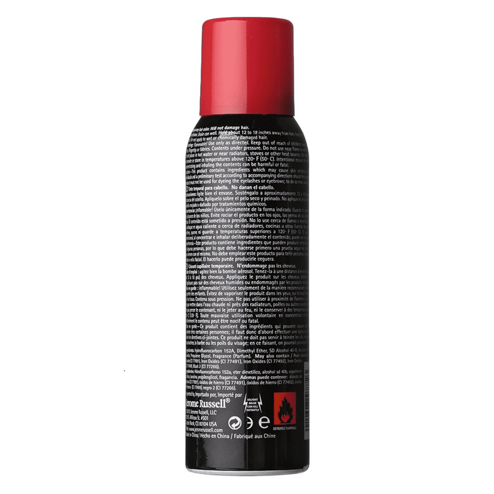 Jerome Russell Spray-On Hair Color Thickener, Dark Brown 3.50 oz (Pack of 3)