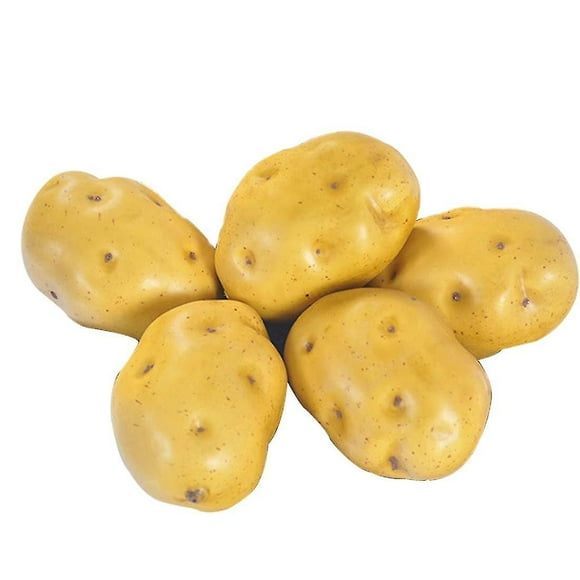 Fake Potatos Simulation Bubble Fruits & Vegetables Emotion Arrangement Scenes Props Simulation Potato X 5pcs