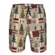 thumbnail image 3 of Balery Rustic Plaid Forest Lodge Traje de Baño Estilo Hawaiano para Hombre, Shorts de Secado Rápido con Bolsillos-Medium, 3 of 6