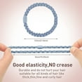 thumbnail image 2 of Dicasser 12 Pieces Cotton Hair Ties Braided Hair Bands Elastic Hair Ties Ropes Braided Ponytail Holders Hair Accessories for Women Girls Thick Heavy and Curly Hair (Mixed Colors), 2 of 7
