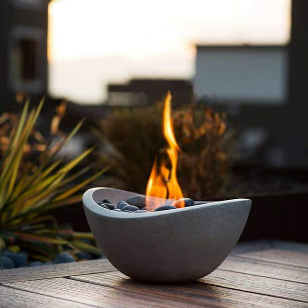 Table Top Fire Bowl with 3pack Gel Fuel