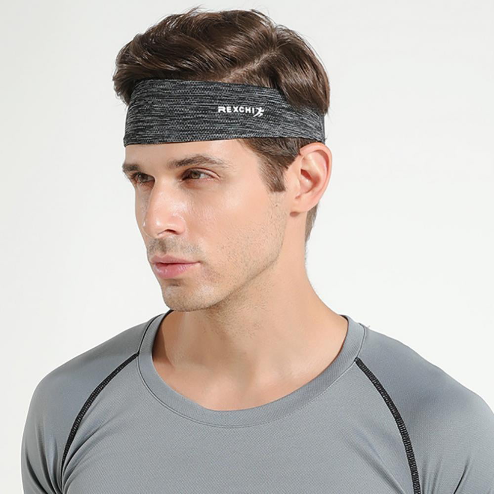 KARLSITEK Mens Headband,Sports Ice Silk Headbands for Men Men