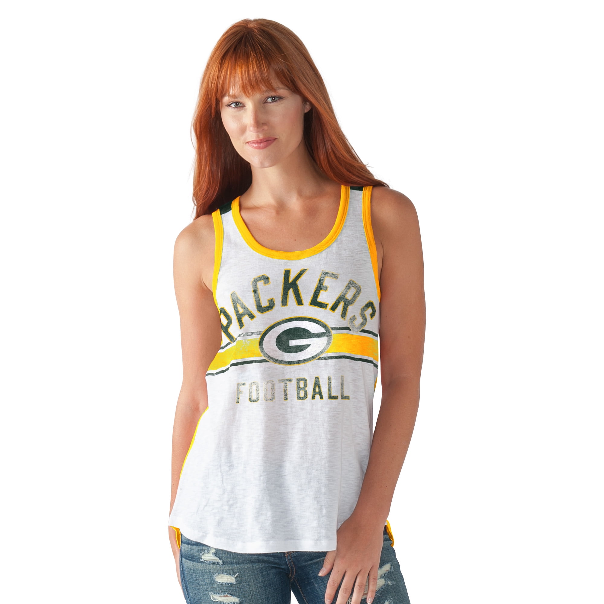 Green Bay Packers Women's G-III NFL "In the Stands" Tank Top Shirt by G-III Sports