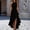 Black, variant on Women's Elegant Solid Color Halter A-Line Midi Dress – Asymmetrical Ruffle Hem, Spring/Summer Vacation Dress Gray,M