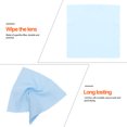 thumbnail image 4 of 100Pcs 10x10cm Microfiber Cleaning Cloths for Eyeglasses Sunglasses Camera Lens Cell Phones Musical Instruments(Blue), 4 of 9