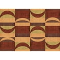 thumbnail image 1 of Ahgly Company Indoor Rectangle Patterned Carrot Orange Area Rugs, 2' x 5', 1 of 6