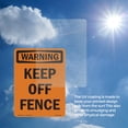 thumbnail image 5 of Keep Off Fence OSHA WARNING Vinyl Decal Label 24 Inch x 18 Inch - 5 Pack, 5 of 6
