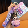 thumbnail image 1 of Llavero genuino Sanrio Kuromi Cinnamoroll MyMelody Hellokitty, bolso colgante, adornos creativos para muñecas, regalo de cumpleaños para niñas Fivean unisex, 1 of 2