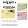 GHYJPAJK Metal Cutting Dies Fence SpRings Grass Diy Scrapbook Photos