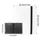 thumbnail image 3 of Álbum de Carpeta de Cartas Coleccionables de 9 Bolsillos | Organizador de fundas de cartas de carga lateral 360 | Material de poliuretano impermeable | Correa elástica | Contiene tarjetas estándar, 3 of 7