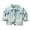Light Blue, variant on SHIWEN 3M-10Y Girls Boys Denim Jacket for Kids Baby Spring Fall Button down Jean Jacket Toddler Gradient Color Short Denim Jacket Coat