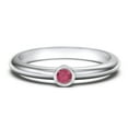 thumbnail image 1 of Classic Bezel Set Birthstone Ring - Ruby (July), 1 of 4