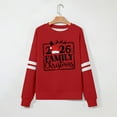 thumbnail image 5 of Women's Christmas Sweatshirts Loose Family Christmas 2026 Blouses Fashion Letter Printed Xmas Shirts Casual Long Sleeves Crewneck Pullover Tops, 5 of 6