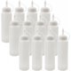 thumbnail image 1 of Botella de Exprimida para Condimentos, 12 Pcs Botellas de Plástico para Condimentos de Exprimible con Embudo, 8.4oz Botellas Exprimibles Rellenables para Ketchup, Salsas, Jarabe, 1 of 4