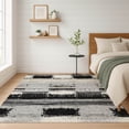 thumbnail image 6 of Addison Rugs Chantille Indoor/Outdoor Transitional Squares Black Machine Washable Rectangle Rug, 10' x 14', 6 of 8