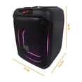 thumbnail image 4 of Bocina Bluetooth 8″ Recargable Con Luz Led 1 Micrófono Inalámbrico Función Karaoke Efectos De Voz Marca, 4 of 5