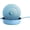 Blue, variant on Bruntmor | Enameled Cast Iron Skillet Deep Saut Pan With Lid 12 Inch Pumpkin