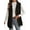 Black, variant on Fall Winter Women'S Double-Sided Fleece Casual Hooded Cardigan Vest Casual Oversized Warm Button Fleece Vest Brown XL
