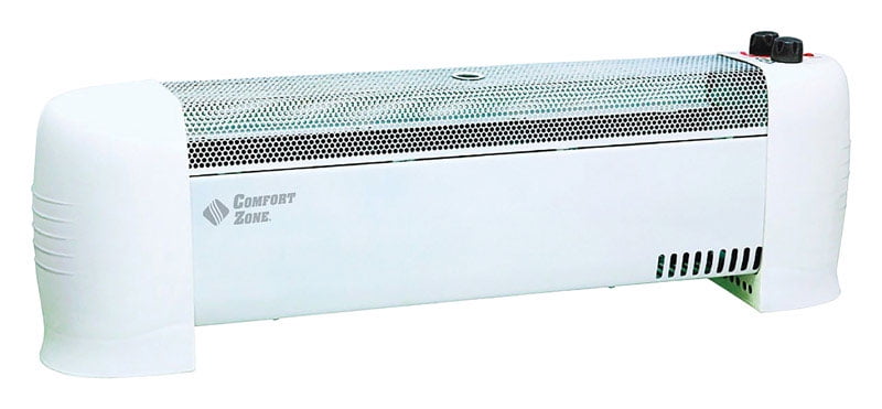 Comfort Zone Baseboard Heater Dent-Proof Digital Convection Portable 35 in H