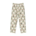 thumbnail image 2 of Vsdgher Cute Alpaca Print Mens Pajama Pants Sleep & Lounge Pants, PJ Bottoms With elastic waistb and Pockets, 2 of 5