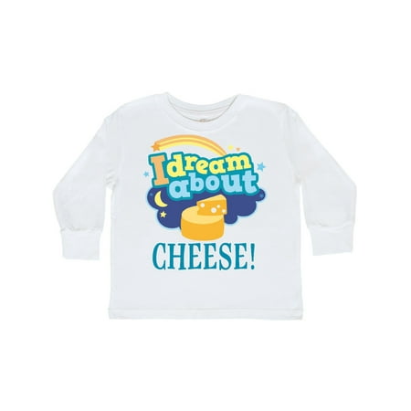 

Inktastic Dream About Cheese Gift Toddler Boy or Toddler Girl Long Sleeve T-Shirt