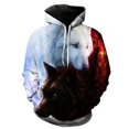 thumbnail image 3 of Sudadera con capucha con estampado 3D de lobo animal para hombre y mujer, moda informal de gran tamaño, sudaderas con capucha estilo hip hop Harajuku, 3 of 5